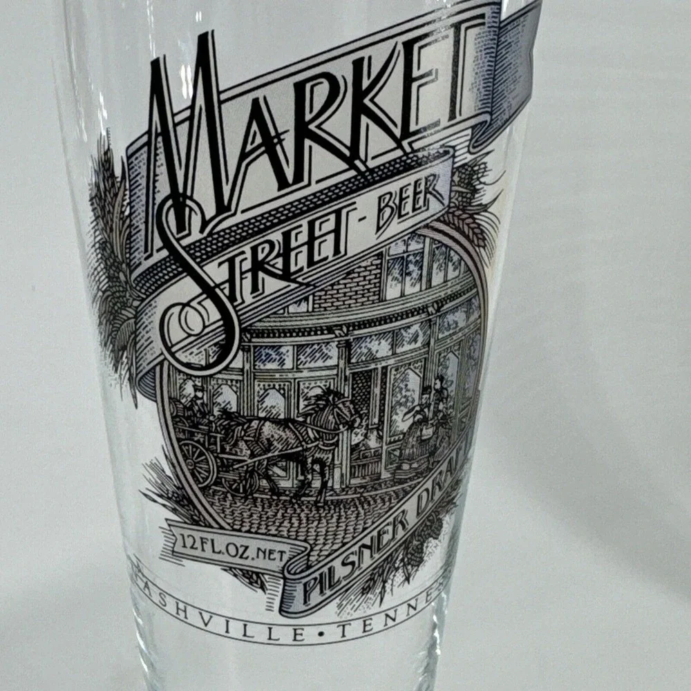 Beer‎ Liquor Glasses Lot of 5 Market St Seagrams Kriek King Stefans Barware